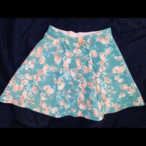 Floral Skater Skirt